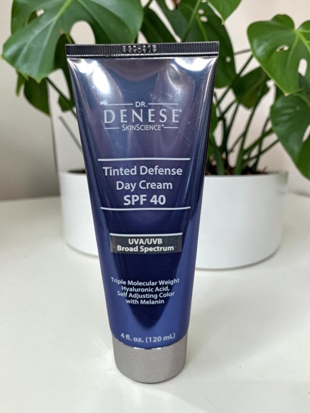 DR. DENESE SKINSCIENCE TINTED DEFENSE DAY CREAM SPF 40 ~Natural~ 4 oz. No Box